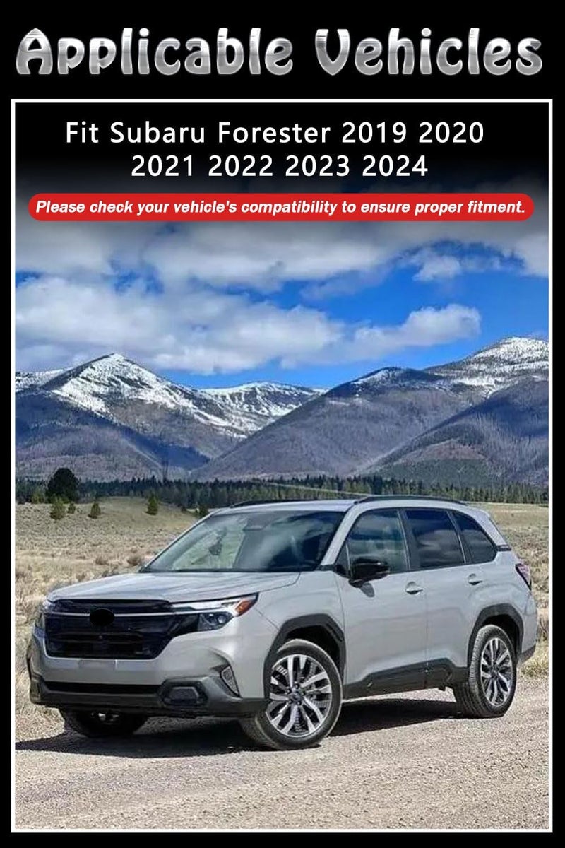 BriYorWay Vent Shades Rain Guards for Subaru Forester 2019 2020 2021 2022 2023 2024 Accessories, for Subaru Forester Window Deflectors Window Visors - Image 2